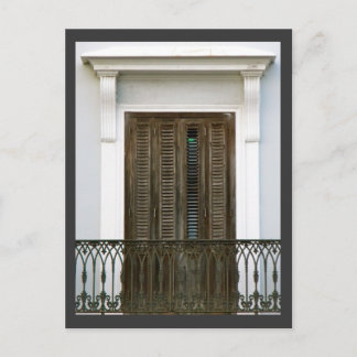 Carte Postale Fenêtres du Vieux San Juan, Porto Rico