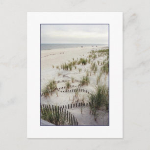 Carte postale 'Fentes avec Dunes d'Herbe'