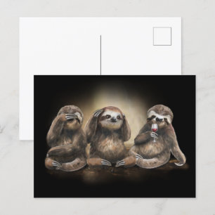 Carte Postale Fentes Boire Vin Cadeau Sarcastique Pour Amateur D