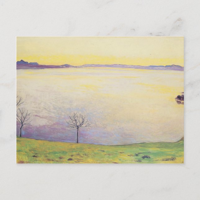 Carte Postale Ferdinand Hodler - Lac Léman à Chexbres (Devant)