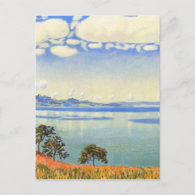 Carte Postale Ferdinand Hodler - Lac Léman de Chexbres (Devant)