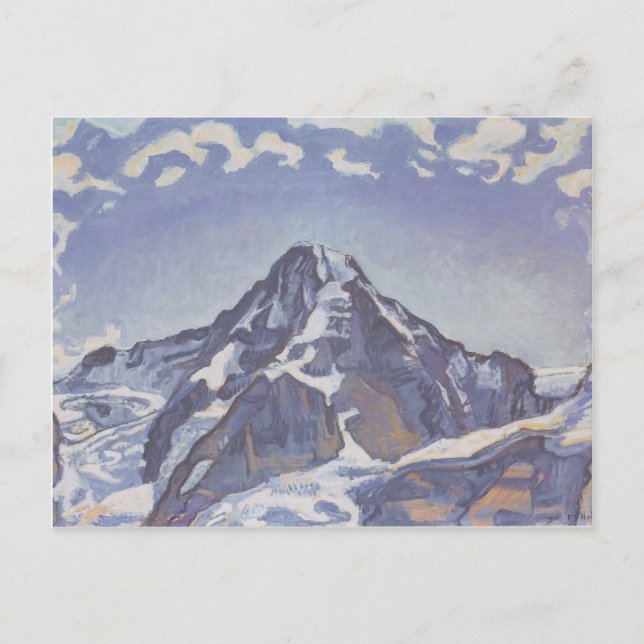 Carte Postale Ferdinand Hodler - Le moine aux nuages (Devant)