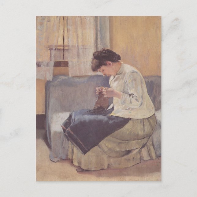 Carte Postale Ferdinand Hodler - Seamstress (Devant)
