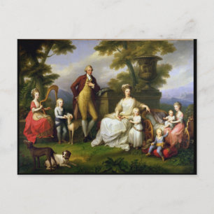 Carte Postale Ferdinand IV, roi de Naples, et sa famille