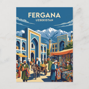 Carte Postale Fergana Ouzbékistan