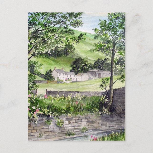 Carte Postale Ferme à St Johns in the Vale dans le Lake District (Devant)