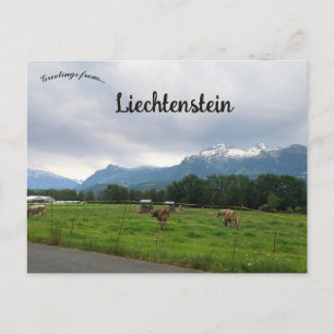 Carte Postale Ferme à Vaduz Liechtenstein