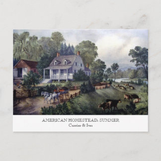 Carte postale - FERME AMÉRICAINE : Été