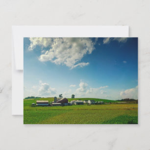 Carte Postale Ferme Amish En Été, Comté de Holmes, Ohio