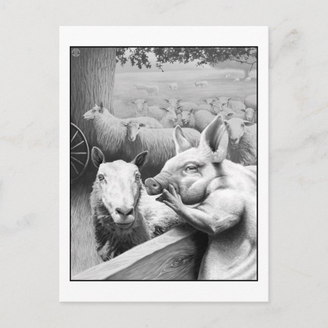 Carte Postale Ferme animale - Squealer (Devant)