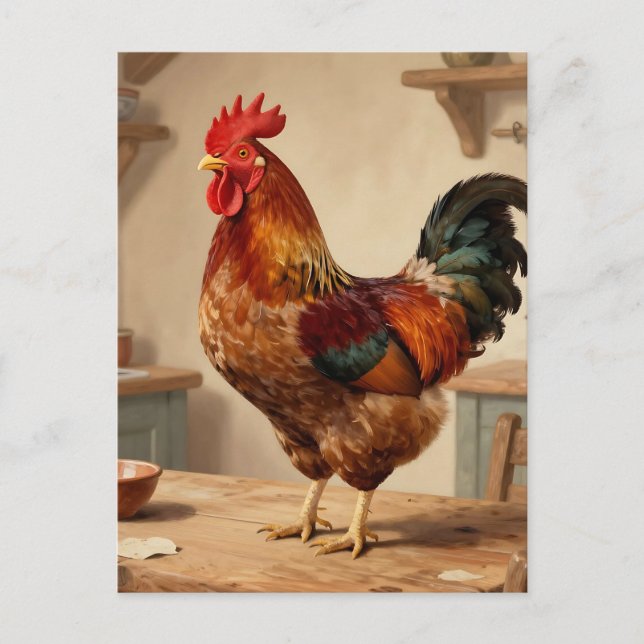 Carte Postale Ferme de la Fierté de Coq Cuisine Maison (Devant)