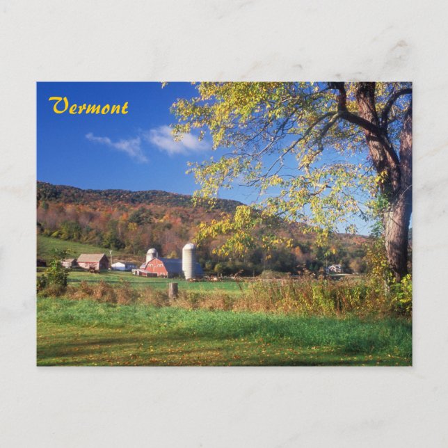 Carte Postale Ferme du Vermont (Devant)