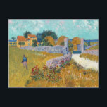Carte Postale Ferme en Provence par Vincent van Gogh (1888)<br><div class="desc">Artiste Vincent van Gogh (1853-1890) Titre Anglais : Ferme en Provence 	Type d'objet 	Genrelandscape artDate 	 1888 	Mediumoil sur toile</div>