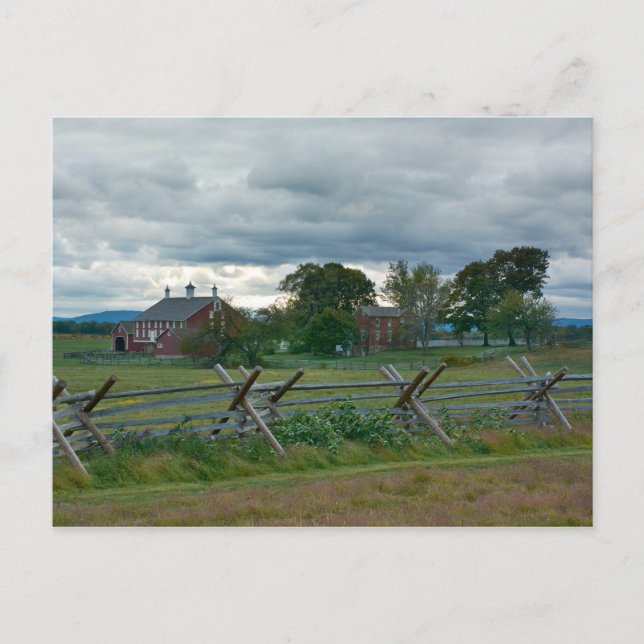 Carte Postale Ferme - Gettysburg National Park Pennsylvania (Devant)