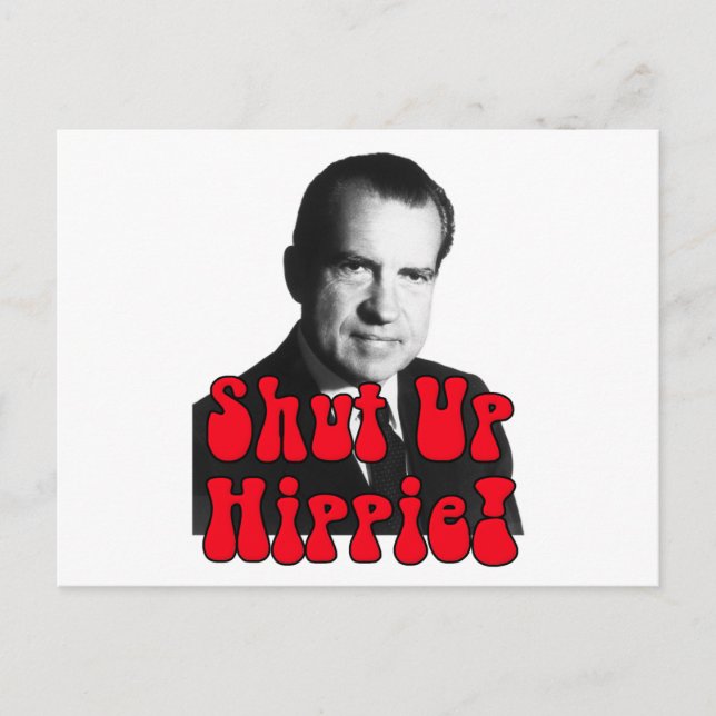 Carte Postale Ferme Hippie — Richard Nixon (Devant)