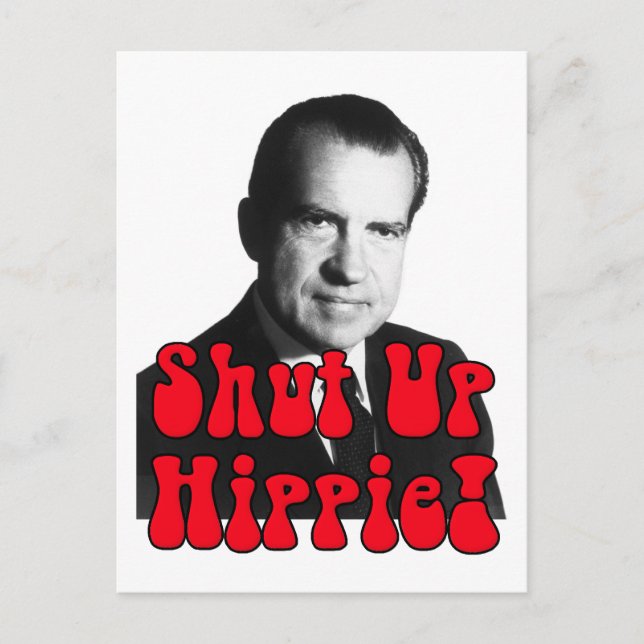 Carte Postale Ferme Hippie — Richard Nixon (Devant)