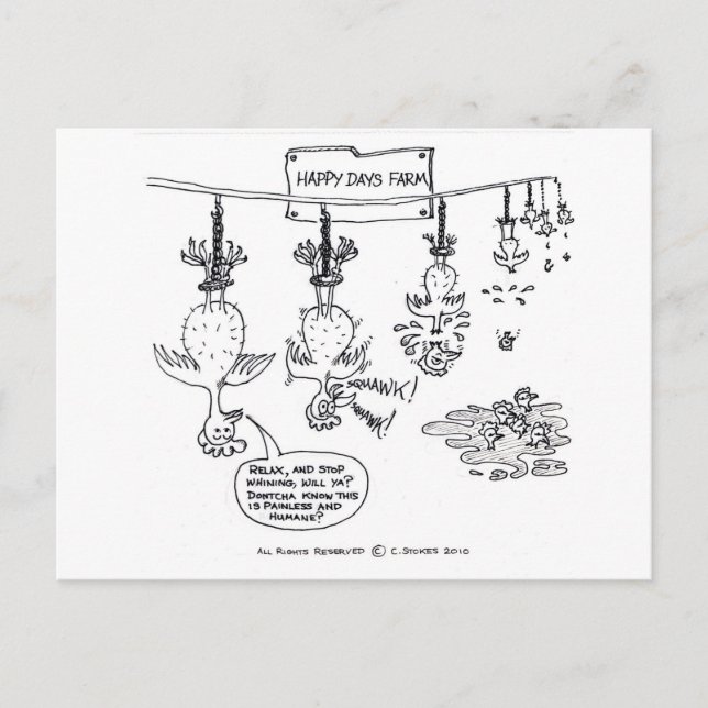 Carte Postale Ferme Joyeux Jours (Devant)