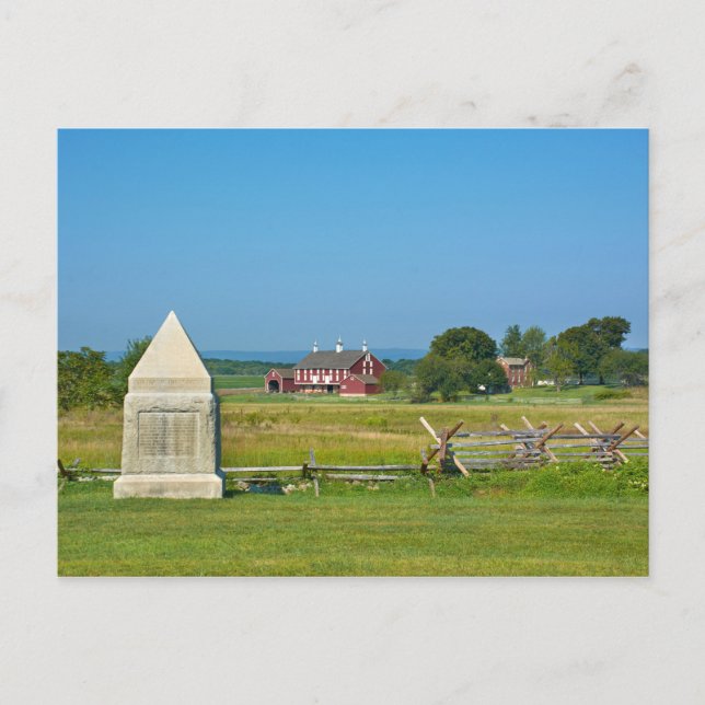 Carte Postale Ferme - Parc national de Gettysburg, PA (Devant)