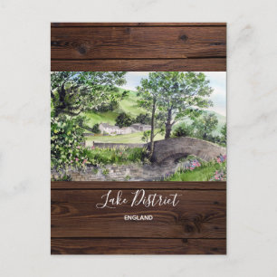 Carte Postale Ferme près de Thirlmere, Lake District, Angleterre