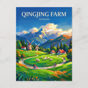 Carte Postale Ferme Qingjing Taïwan