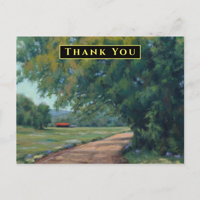 Carte Postale Ferme Red Barn Country (Devant)