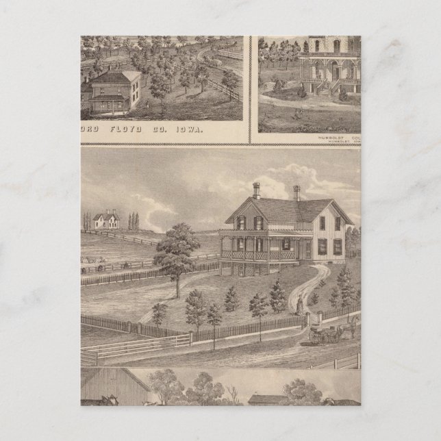 Carte Postale ferme stock (Devant)