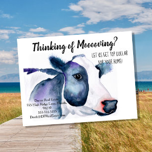 Carte Postale ferme vache référence marketing immobilier vendre