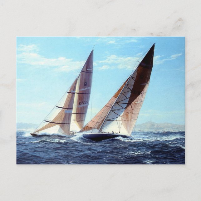 Carte Postale Fermer la course (Devant)