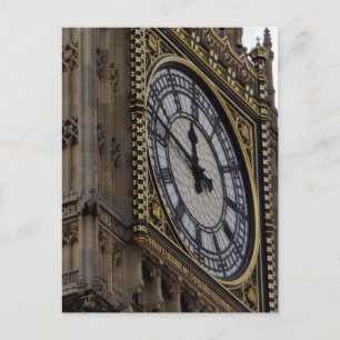 Carte Postale Fermer la tour de l'horloge Big Ben