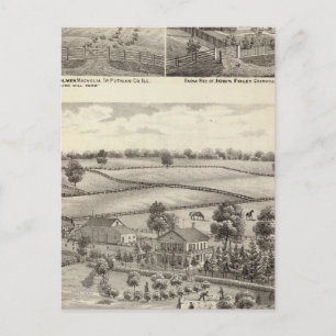 Carte Postale Fermes et résidences en Magnolia