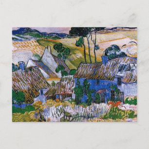 Carte Postale Fermes près d'Auvers par Vincent van Gogh