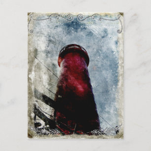 Carte Postale Fermeture du phare vintage