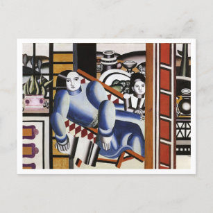 Carte Postale Fernand Léger, 1922, La femme et l'enfant, Moderne