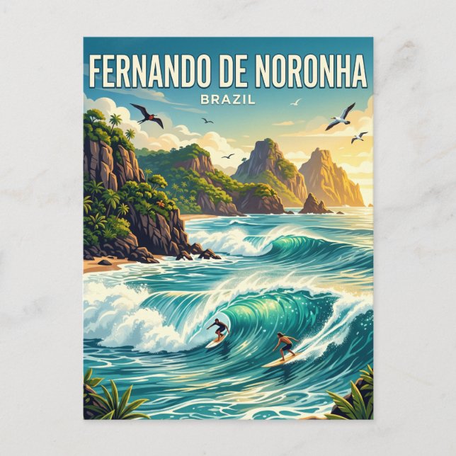 Carte Postale Fernando de Noronha Brésil (Devant)