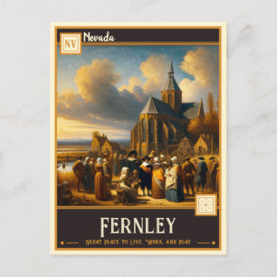 Carte Postale Fernley, Nevada VINTAGE