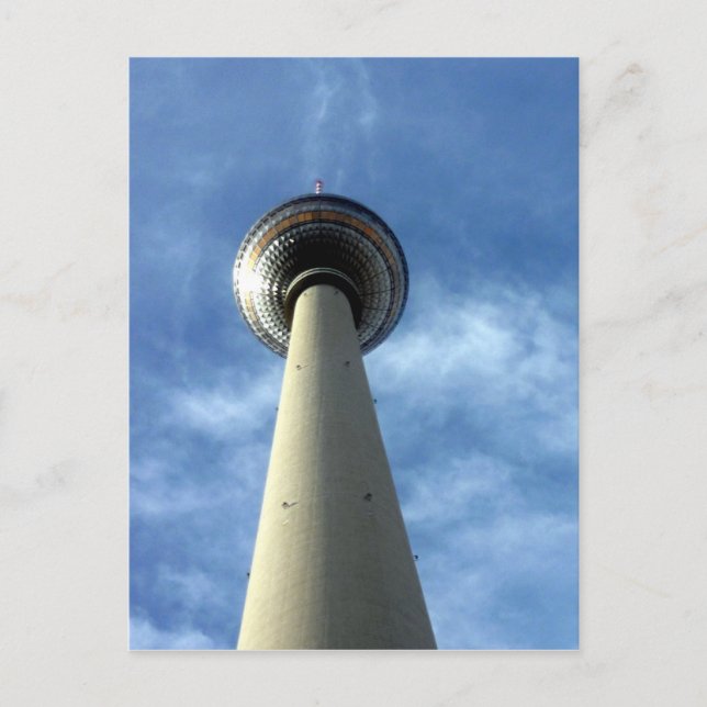Carte Postale fernsehturm ciel bleu (Devant)