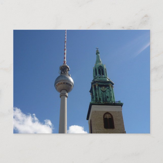 Carte Postale fernsehturm flèche (Devant)