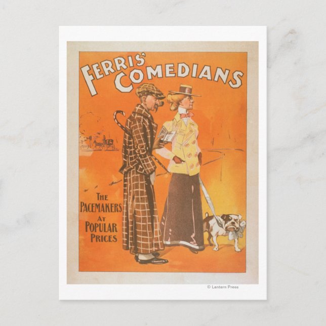 Carte Postale Ferris Comedians "Pacemakers at Popular Prices" (Devant)
