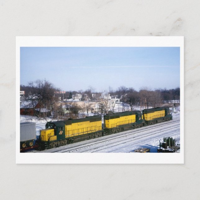 Carte postale ferroviaire classique (Devant)