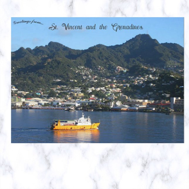 Carte Postale Ferry Admiral II Vers St Vincent (Créateur téléchargé)