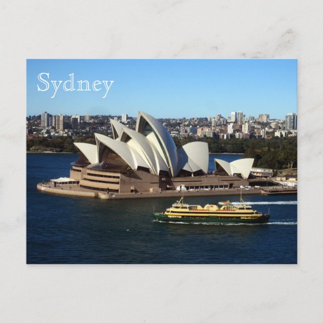 Carte Postale ferry de l'opéra de sydney (Devant)