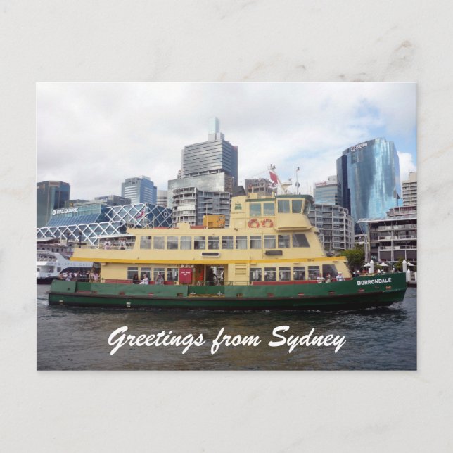 Carte Postale ferry de sydney (Devant)