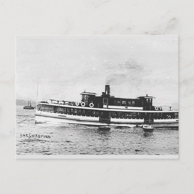 Carte Postale Ferry Lady Chelmsford années 1900 (Devant)