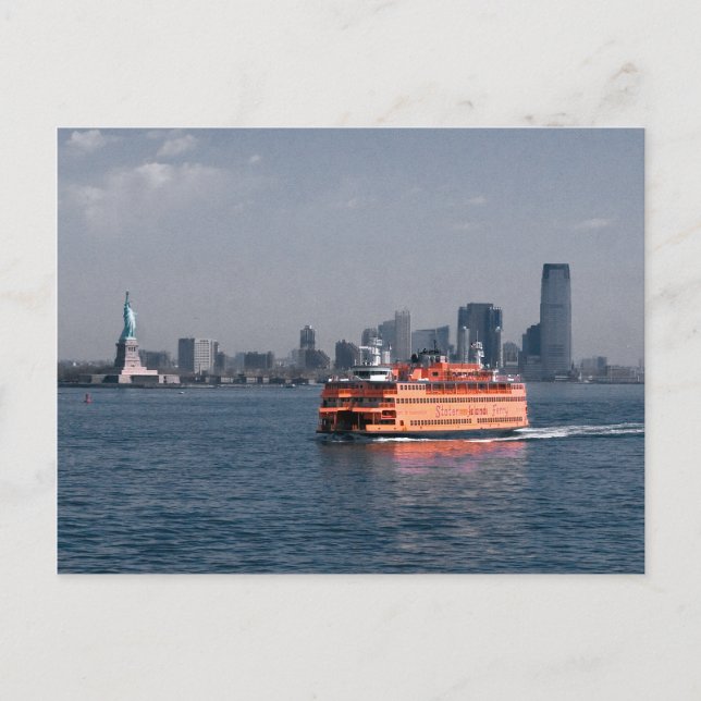 Carte Postale Ferry Staten Island (Devant)