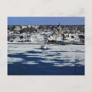 Carte Postale Ferry sur le fleuve Saint-Laurent (Québec)