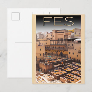 Carte Postale FES ville ancienne médina Maroc voyage