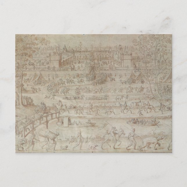 Carte Postale Festival au Château d'Anet (Devant)