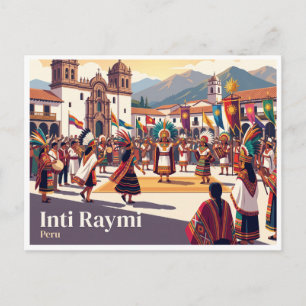 Carte Postale Festival Cusco Inti Raymi Pérou