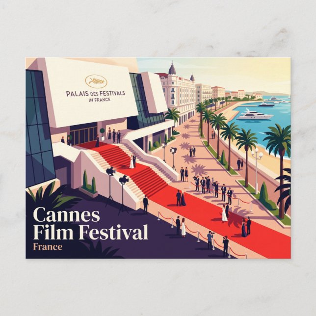 Carte Postale Festival de Cannes, Cannes, France (Devant)