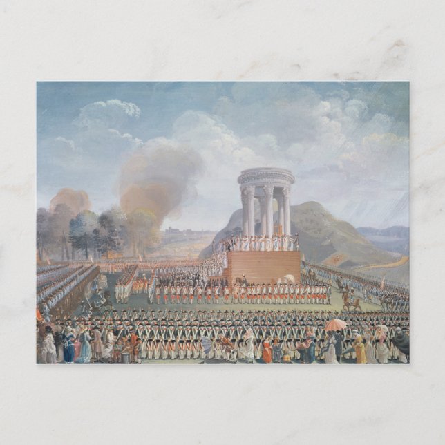 Carte Postale Festival de la Fédération, 14 juillet 1790 (Devant)